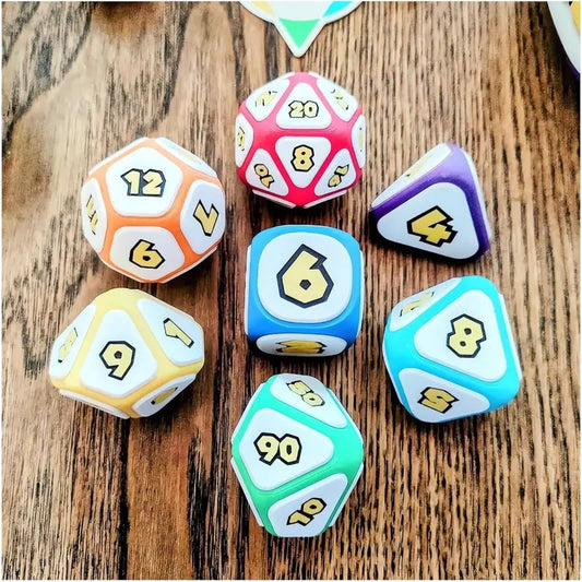 Nostalgic Classic Video Game Dice Set
