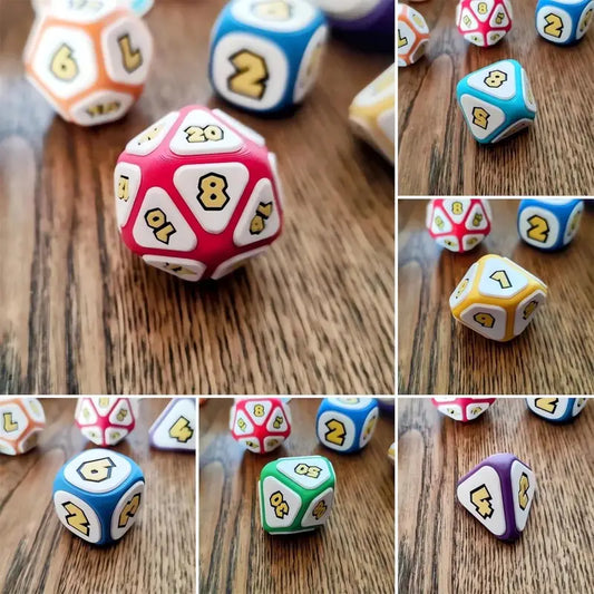 Nostalgic Classic Video Game Dice Set