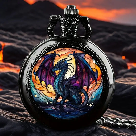Vintage Dragon Pocket Watch