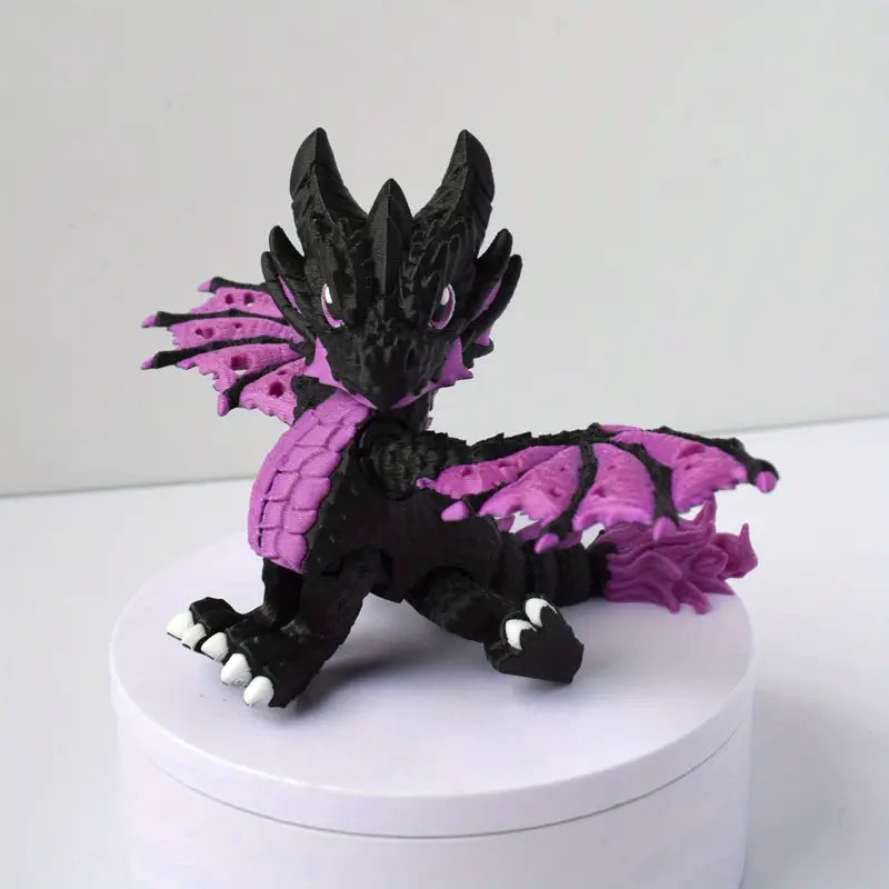 3D Printed Black and Purple Dragon (as seen in my vids)